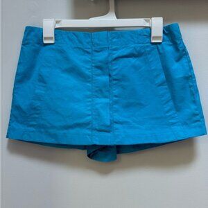 NWT Urban Outfitters Skort Electric Blue 100% Cotton Size Medium